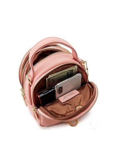 Ganzhoushop Sırt Sırt Saf Renk Küçük Kapasiteli Çantaları Çantaları Çantaları Büyük Black Bayan Bayan Bayan Basit Wj Siyah