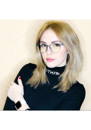 Mavi Anti-radyasyon Anti- Bilgisayar Oyun Koruma Gözlük Siyah