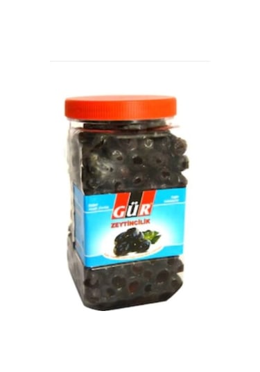 Gür Doğal Yağlı Salamura Siyah Zeytin Pet 2 x 1 KG