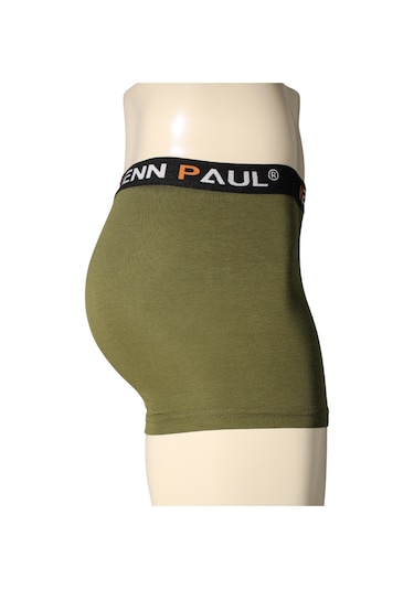 Kenn Paul Erkek Haki Premium Modal Boxer Rahat Boxer Esnek Kumaş Haki