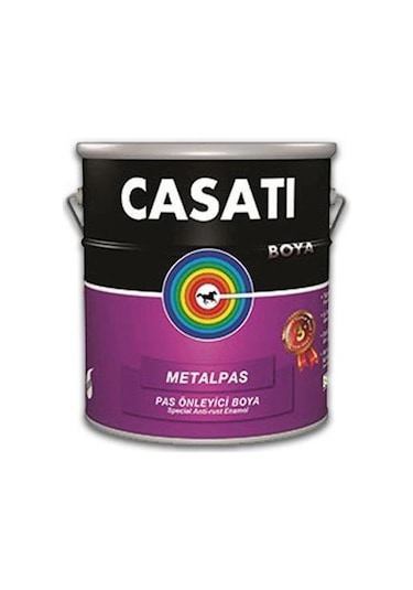 Mey İthalat Casati Metalpas Pas Önleyici Boya Altın 0,75 Litre