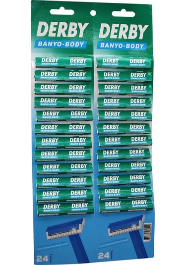Derby Banyo Body Tek Bıçak Kartelalı Jilet 48pcs 5468