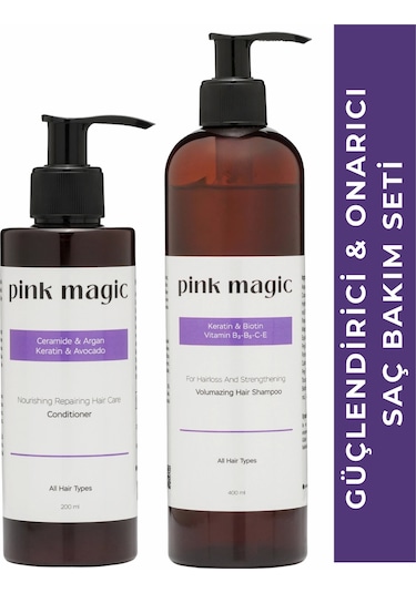 Pink Magic Saç Bakım Seti