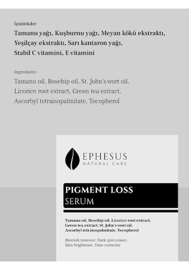 Leke Ve İz Geçirici Ton Dengeleyici Serum 20ml