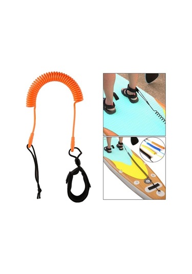 Flybuy Turuncu Tasma Tahtası Sörf Sörf Sarmal Paddleboard İpi Bileği Bacak Ayakta Ayak Af
