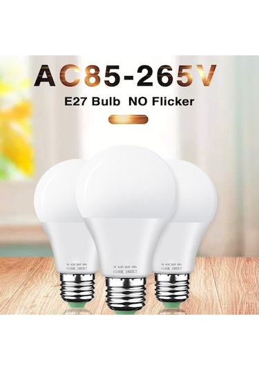 E27 Led Ampul 18w Enerji Tasarruflu Süper Parlak Ampul Lamba Ampulü Beyaz/sıcak Işık Lamba Ampulü 12w Sıcak Beyaz