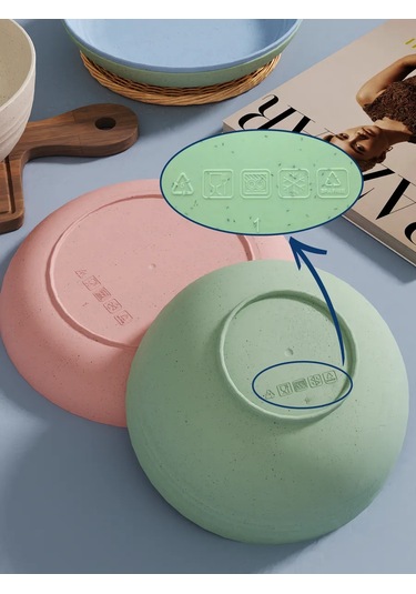 Babuskiny Tarelki 4 Kişilik Derin Plastik Tabak Seti 468286227 Beyaz