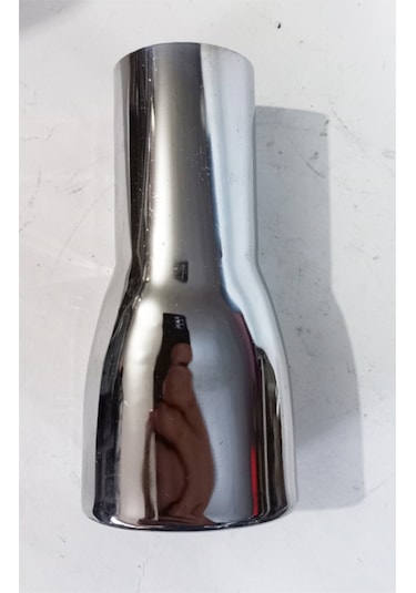51 Mm Yassı Sessiz Nikelaj Egzoz Eksoz Ucu Tekli
