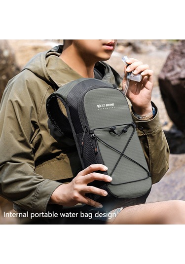 West Bıkıng Yp0707378 Bisiklet, Dağcılık İçin Yürüyüş Sıvı Alım Sırt Çantası Su Torbası Taşıyıcı Turuncu