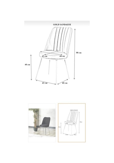 Upmall Jakarlı Oval Sandalye Kılıfı,sandalye Örtüsü Vizon 6 Adet