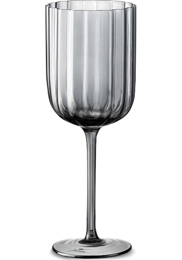 Jumbo Foggy Grey 6'lı Kadeh Takımı Gri