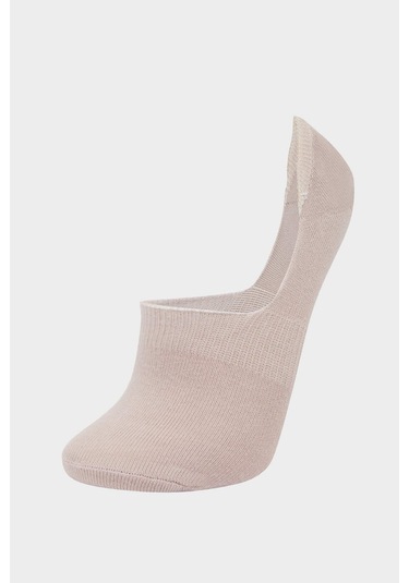 Defacto Kadın 3lü Pamuklu Babet Çorap E2025axnssf1 Açık Pembe