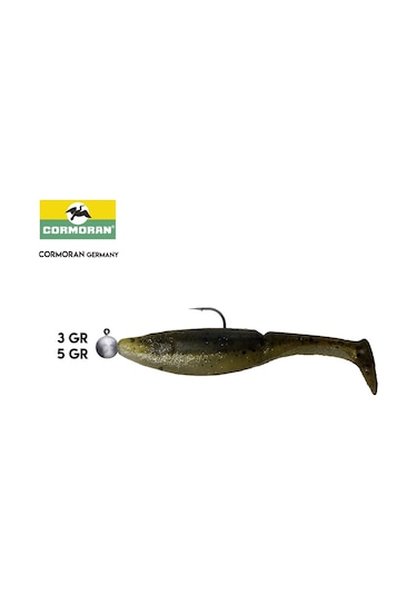 Cormoran K-Don Jumper S11 7.5 Cm Simli Bulanık Su Jighead Silikon