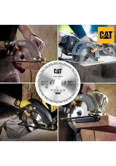 Cat Da08001 184x30mm Ahşap Kesme Elmas, Daire Testere Bıçağı 24 Diş Fr Da08001