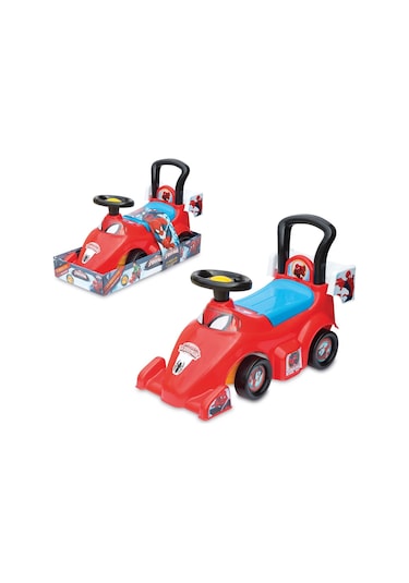 Spiderman F1 İlk Arabam - Binmeli Araba - Çocuk Arabası - İlk Adım Arabası