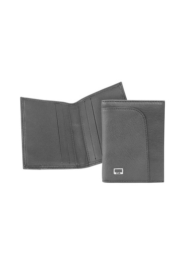 Nava Cıty Deri Kartlık Siyah Çok Renkli