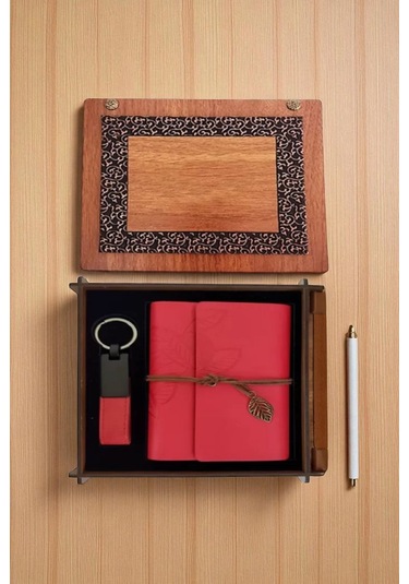 Deri Defter Hediye Seti