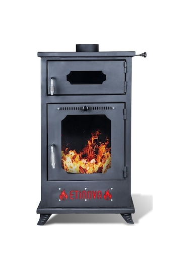Etinova Eti-b3 Fırınlı Şömine Tipi Pelet Soba
