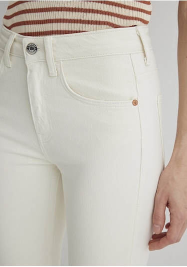 Mavi - Maria Beyaz Jean Pantolon 101225-84394 Beyaz