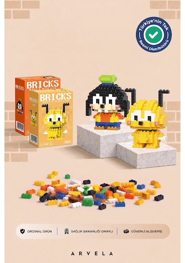Goofy & Pluto Karakteri - Eğitici Oyuncak - Koleksiyon