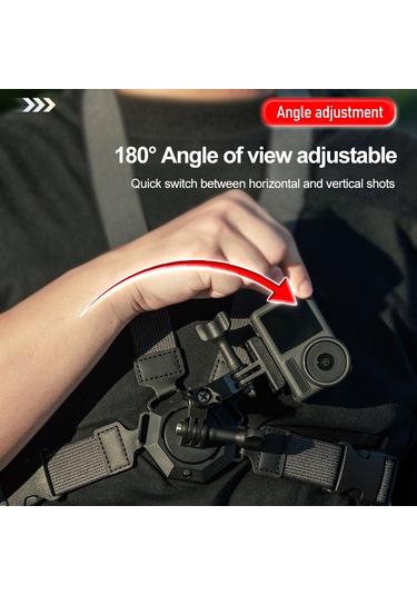 Yaozixa Startrc Hareket Kamera Göğüs Kemerli Tutucu, Manyetik Hızlı Kurulum, Kolaysız Kullanim, Gopro/ınsta360 Uyumlu, Konforlu Ayarlanabilir St-1120349 Siyah