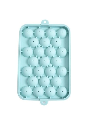 Gökyüzü Mavi Büyük Kapasiteli Kolay Bırakılan Silikon Buz Kafes Jöle Yoğurt Buz Topu Kalıp Buzdolabı Buz Kutusu Gıda Sınıfı Buz Konteyneri Gökyüzü Mavi