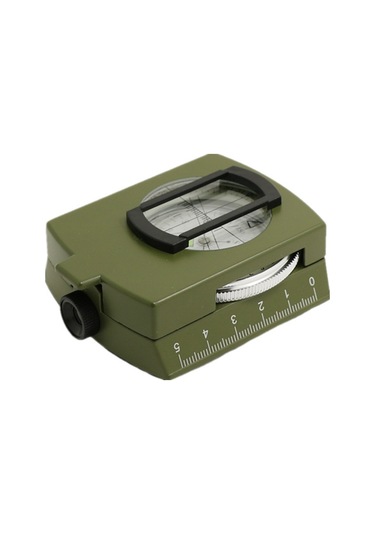 Dofolink Military Yeşili Dış Mekan Pusula - Yüksek Doğruluklu K4580 Amerika Tipi Kuzey Gösterici Çok Fonksiyonlu