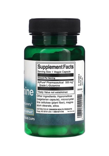 L-glutamine, 500 Mg, 60 Veg.kaopsül.usa Menşei