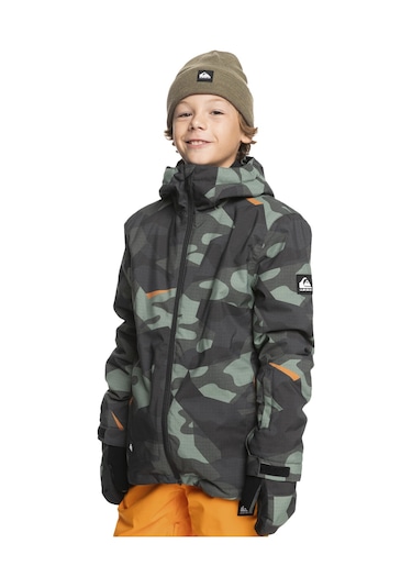 Quiksilver Mission Printed Youth Erkek Çocuk Snowboard Montu Renkli Renkli Çok Renkli