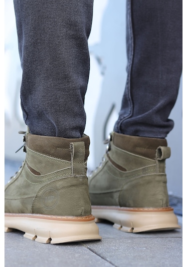 M.p. Dex Suya Dayanıklı Hakiki Deri Günlük Erkek Bot 667800001249 49 Haki Haki