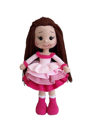 Amigurumi Organik Oyuncak Bebek Marul Kız