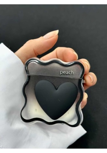İphone 3. Nesil Uyumlu Koruyucu Bluetooth Kulaklık Kılıfı Figürlü Kalp1 Airpods 3. Nesil