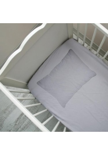 60X120 Lastikli Renforce Bebek Çarşaf Takımı - Gri
