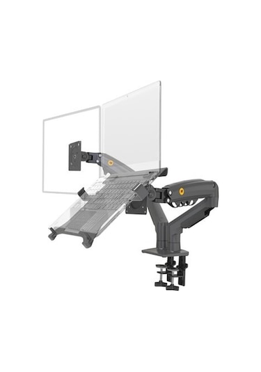North Bayou Nb F160-fp Çift Kol Profosyonel 10-17" Monitör Tutucu Ve Laptop Standı