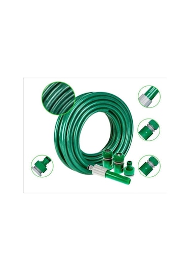 Venoa Meteor Vnr40 Kırılmaz Örgülü Bahçe Su Hortumu Askılı 40 Mt 6 Parça