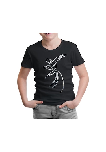 Lord Tshirt Mevlana Siyah Çocuk Tshirt