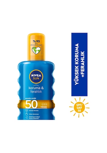 Nivea Sun Koruma & Ferahlık Transparan Güneş Spreyi SPF50 200 ML
