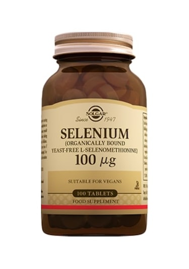 Solgar Selenium Selenyum 100 Mcg 100 Tablet