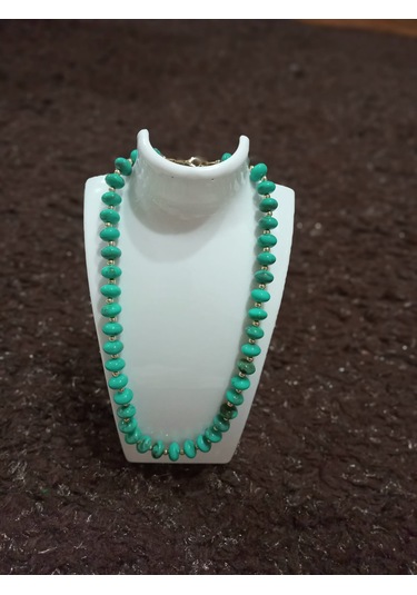 Turkuaz Rengi Şık Kolye Turkuaz