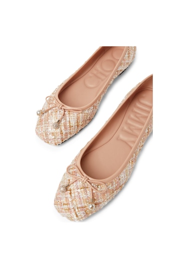 Jimmy Choo Elme Balerin Ayakkabıları - Şıklığın Adresi Pembe
