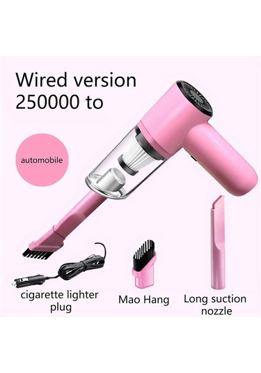 Crackedice Elektrikli Süpürge Taşınabilir Araba Süpürgesi El Süpürgesi Kablosuz