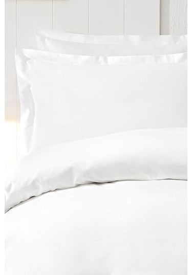 Puffy Naturalis Çift Kişilik Ranforce Yıkamalı Nevresim Takımı - Beyaz