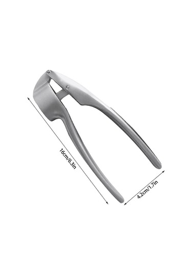 Manuel Sarımsak Presi Sarımsak Presi Kırıcı Çinko Alaşımlı Sarımsak Salıncak Soyma Sıkacağı Gümüş Siyah