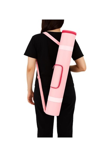 Yuga Suni Deri Proje Tüpü Cepli 10,5 Cm Pembe