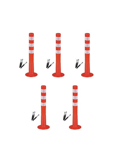 Lorex LR-DLT5 5'li Turuncu Esnek Şerit Ayırıcı Delinatör