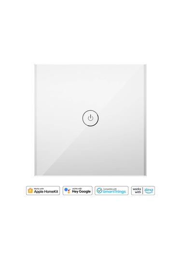 Meross Wi-Fi Uzaktan Kontrollü Çift Yönlü Dokunmatik Akıllı Duvar Anahtarı