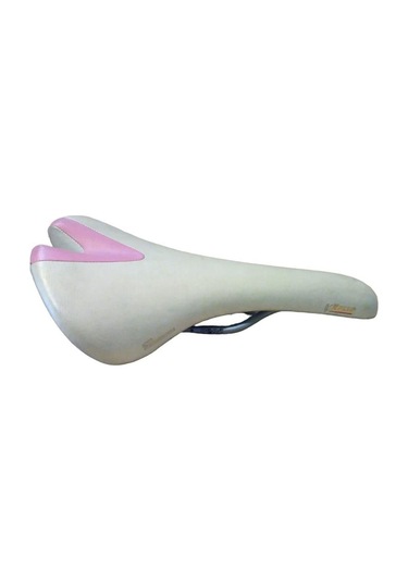 Fizik Sele Vitesse Hıght Performance Kelepçesiz 260mm 150mm Beyaz Pembe Beyaz