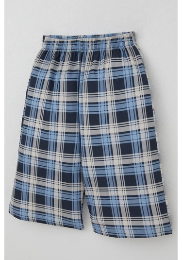 Breeze Erkek Çocuk Şortlu Pijama Takımı Ekose Desenli 4-8 Yaş, Karışık Renk Karışık Renk