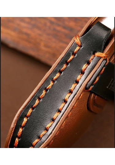 Novahub Yeni Mercedes-benz E300l Anahtar Kılıfı - Sığır Derisi Korumalı Siyah