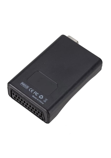 Cr02 Vga Dan Scart Video Ve Ses Dönüştürücü Adaptör Uzaktan Kumandalı